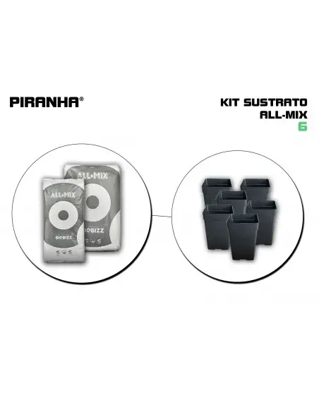 Kit Maceta Sustrato 6 All Mix