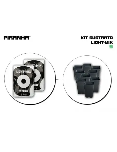 Kit Maceta Sustrato 9 Light...