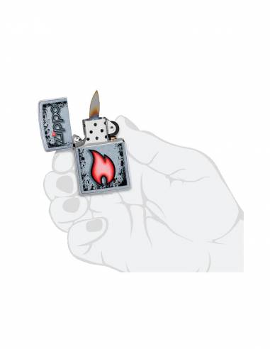 Encendedor Zippo Flame Design