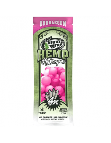 Blunt Hemp Wrap (4u) + Boquilla...