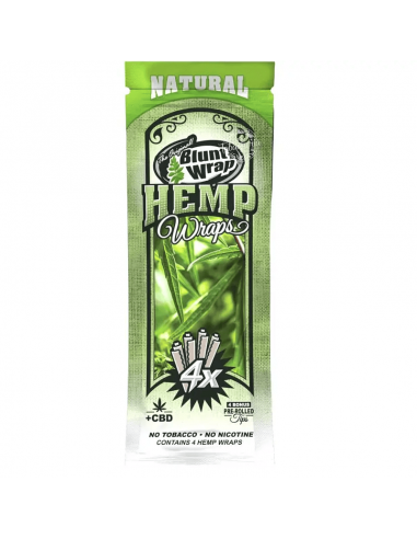 Blunt Hemp Wrap (4u) + Boquilla...