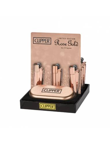 Encendedor Clipper Metálico Rose Gold...