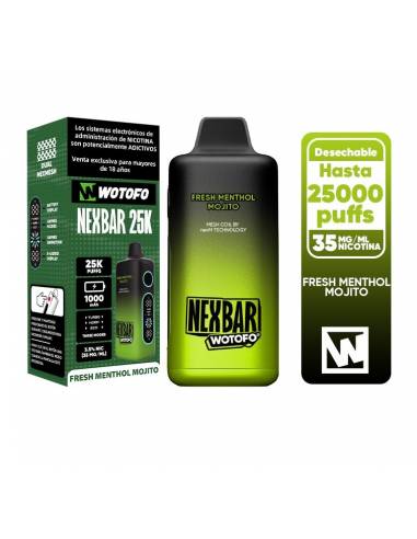 Vaporizador Wotofo Nexbar P25000...