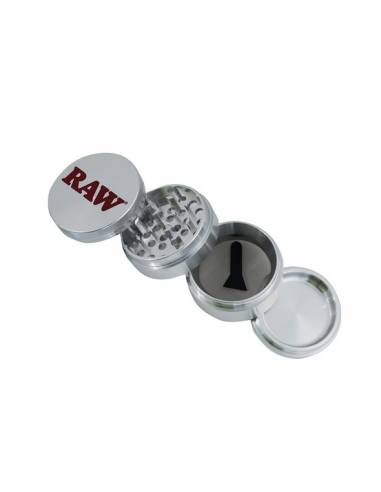 Moledor RAW Silver 5,5cm 4 Partes