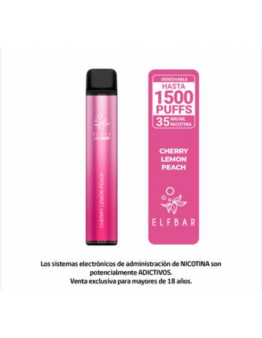 Vaporizador Elfbar P1500 Cherry Lemon...