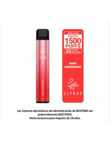 Vaporizador Elfbar P1500 Pink...