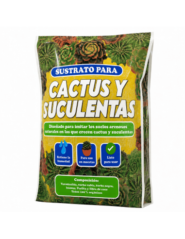 Sustrato para Cactus y Suculentas...