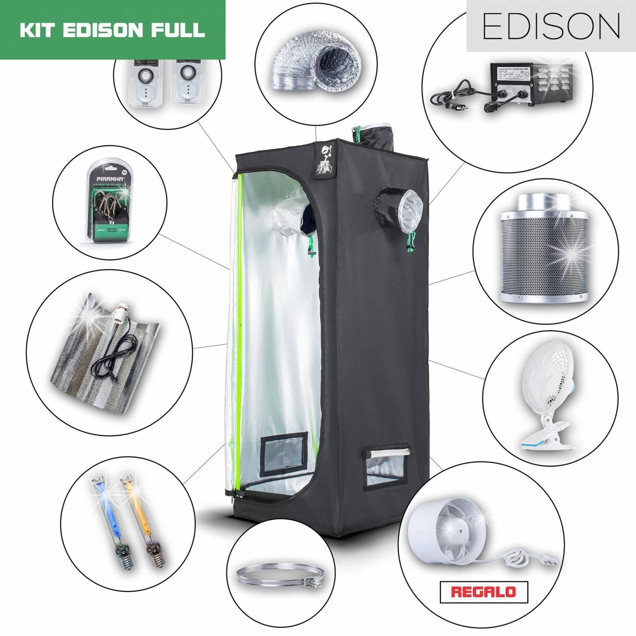 Kit Edison 60 - 250W Completo
