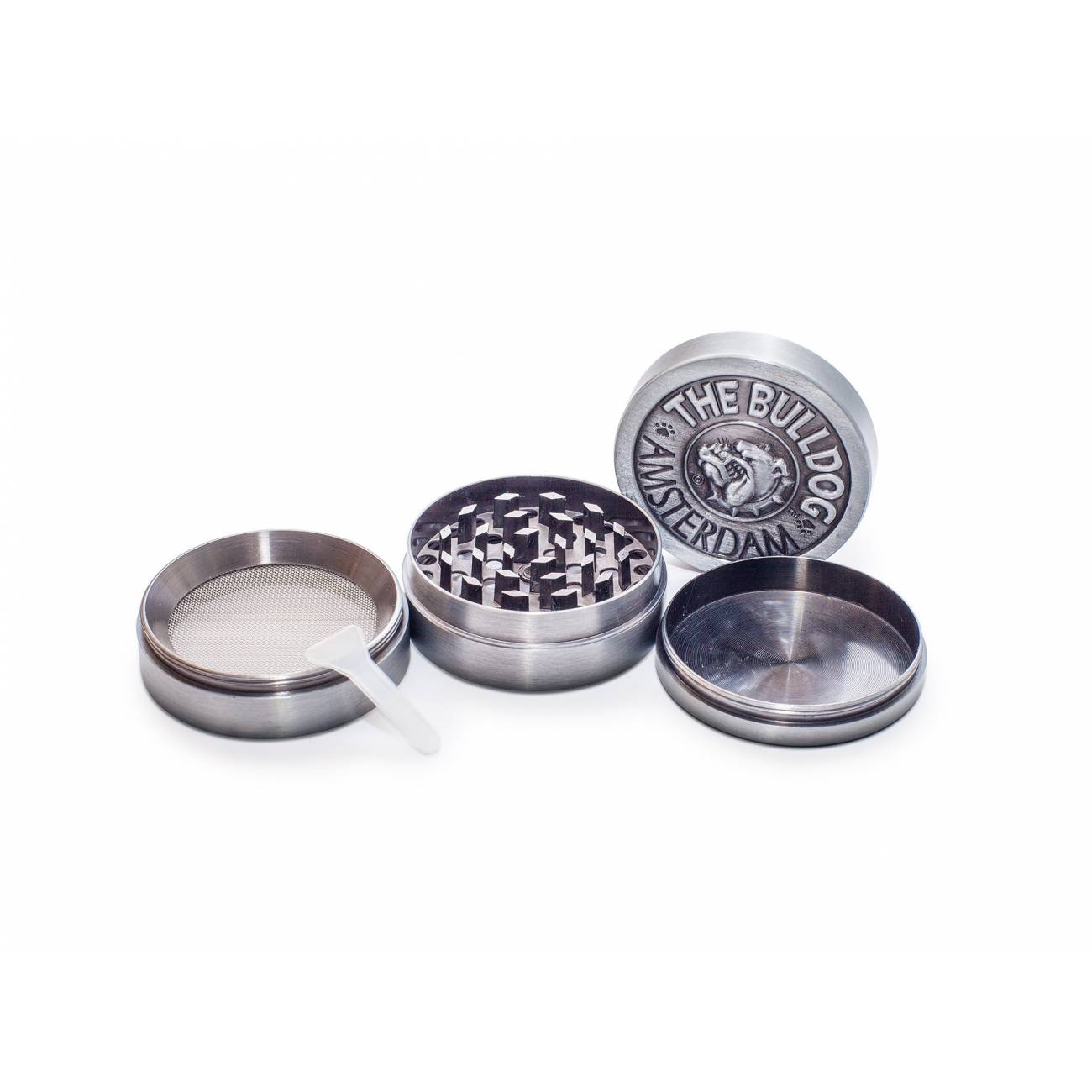 Moledor Metálico Bulldog 5cm 4 Partes