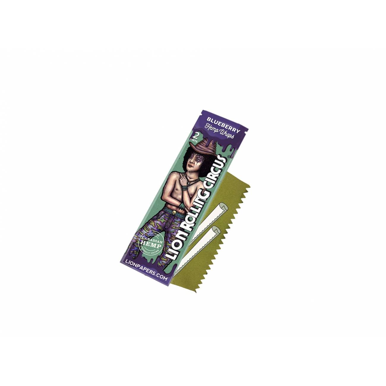 Blunt Hemp Wrap Blueberry Lion...