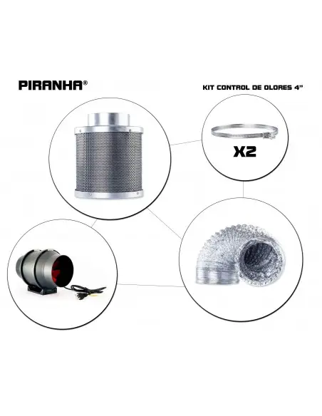 Kit Control de Olores 4" -...